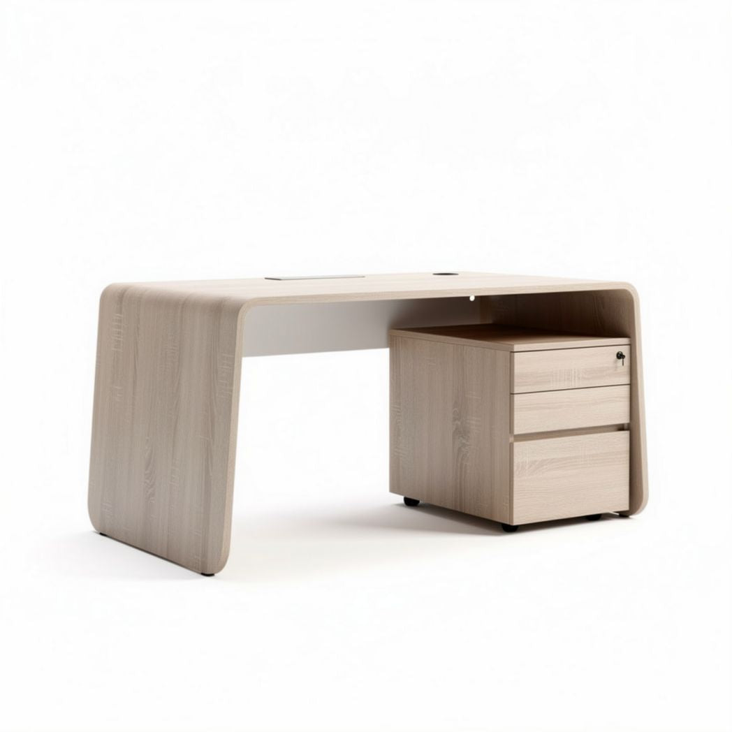Bureau en bois avec tiroirs de rangement dimensions 120 x 60 x 75cm